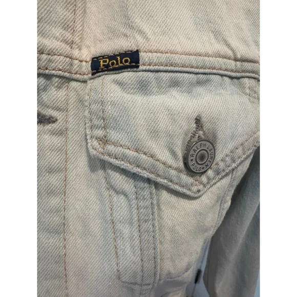 Polo RL | Women’s Vintage inspired Denim Trucker Jacket | stonewashed | Size XS - Picture 2 of 14